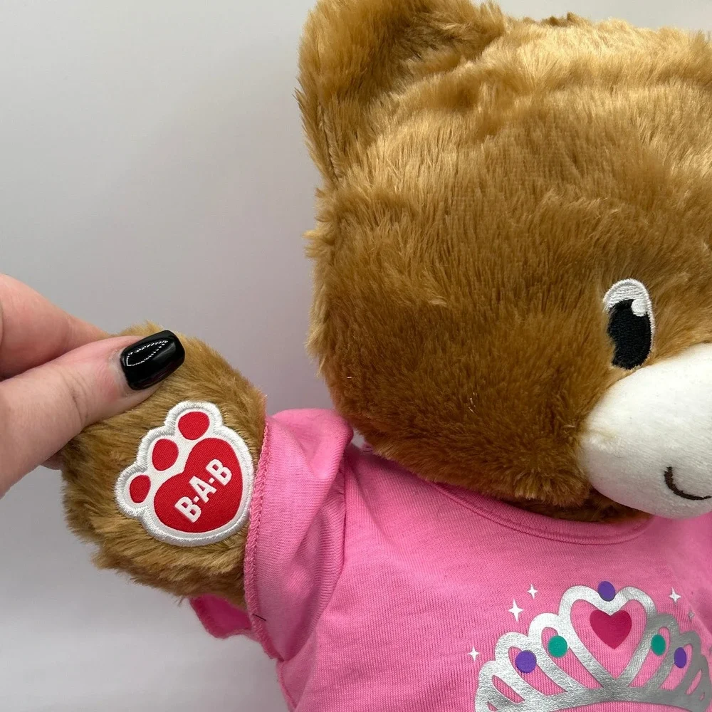 Build-A-Bear Happy Birthday Princess Teddy Bear Plush with Outfit Cupcake Gift